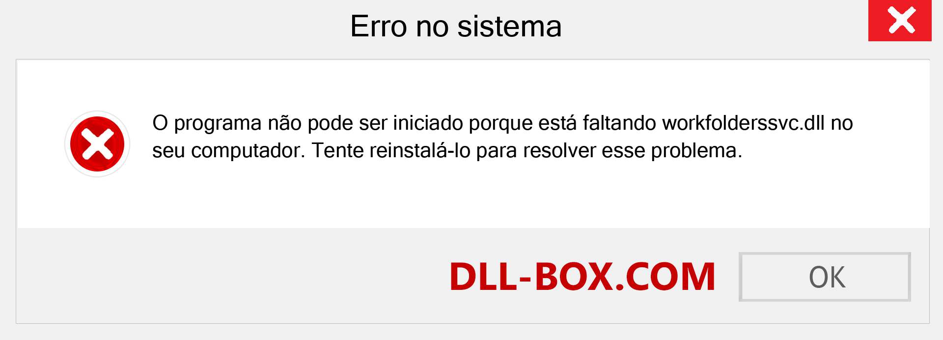 Arquivo workfolderssvc.dll ausente ?. Download para Windows 7, 8, 10 - Correção de erro ausente workfolderssvc dll no Windows, fotos, imagens